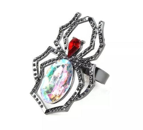Anillo de Araña brillante de metal