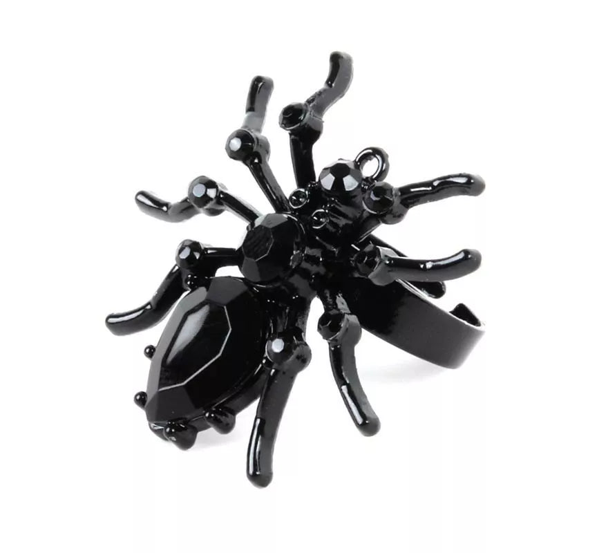 Translation missing: de.Anillo de Araña negra de metal