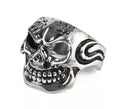 Anillo de Calavera de metal