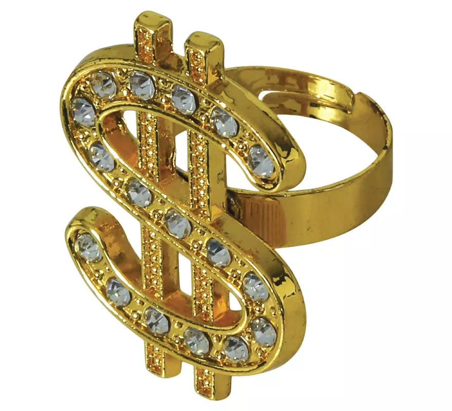 Translation missing: de.Anillo Dólar Metálico dorado