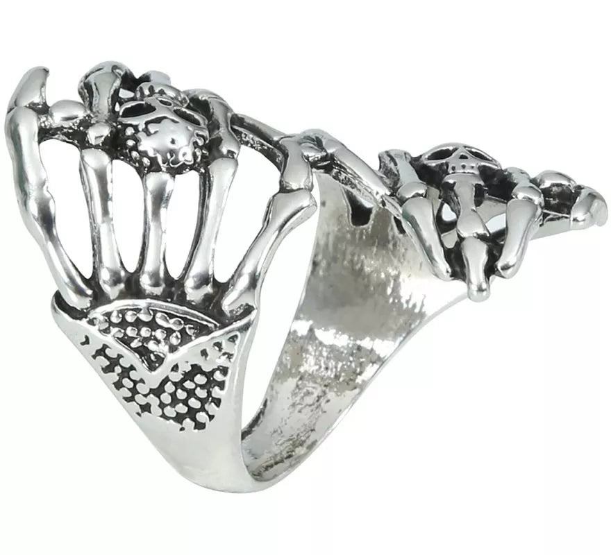 Translation missing: de.Anillo Manos Esqueleto de Metal