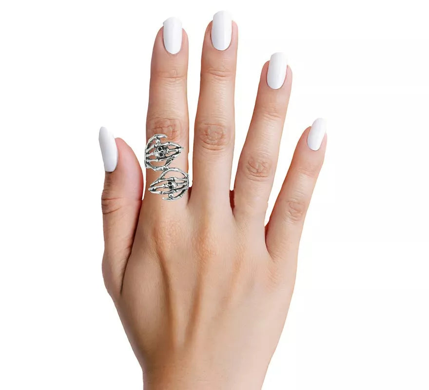 Translation missing: de.Anillo Manos Esqueleto de Metal