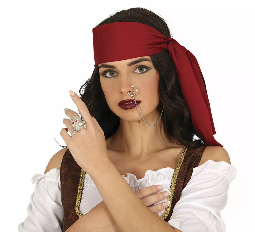 Translation missing: de.Anillo y Pendiente con Piercing Pirata adulta