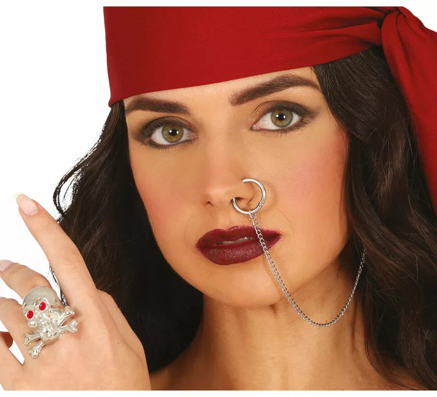 Translation missing: de.Anillo y Pendiente con Piercing Pirata adulta