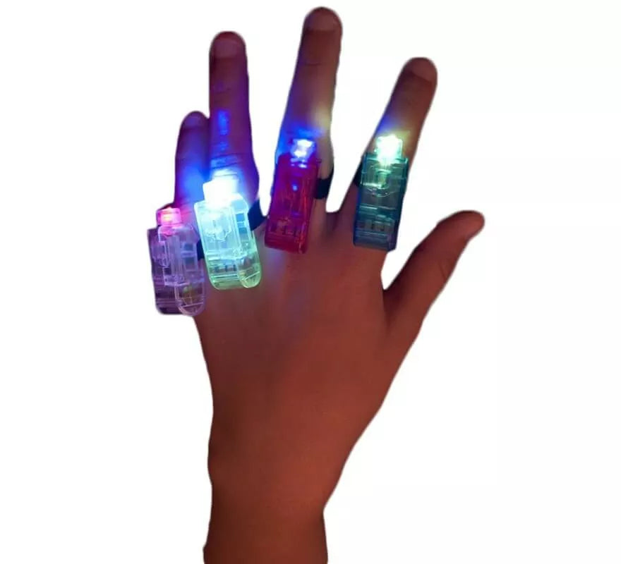 Translation missing: de.Anillos con luz en colores surtidos 4 unidades