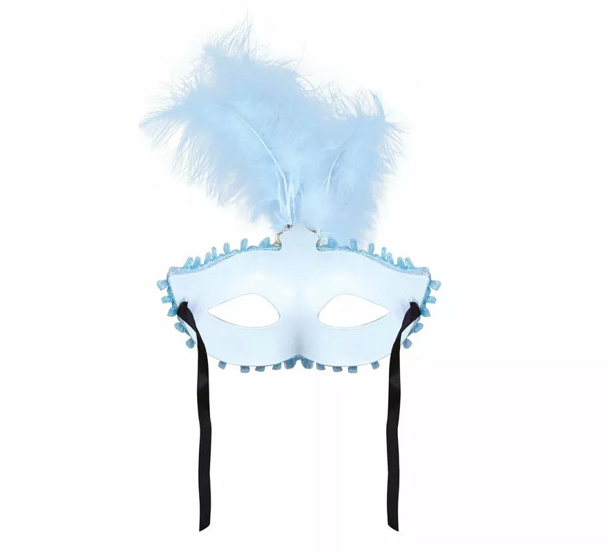 Translation missing: de.Antifaz Azul con Pluma