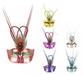Antifaz Carnaval con tocado colores surtidos