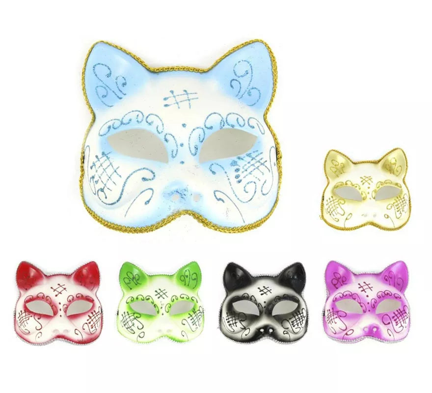 Translation missing: de.Antifaz Carnaval de Gato colores surtidos