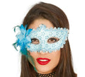 Antifaz con Flor azul
