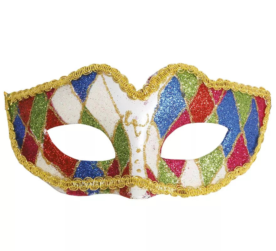 Translation missing: de.Antifaz de Arlequin Multicolor