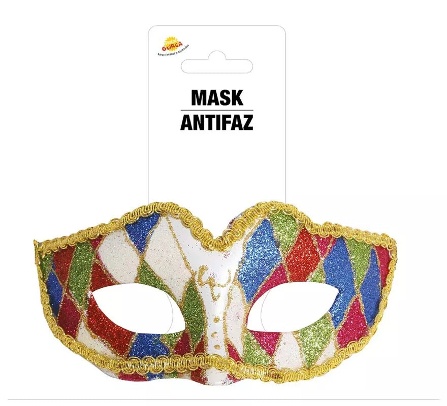 Translation missing: de.Antifaz de Arlequin Multicolor
