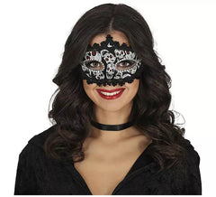 Dunkle Schädelmaske