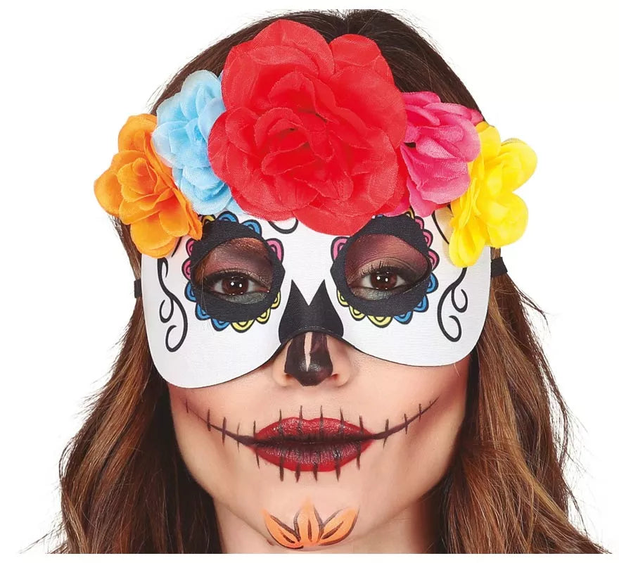 Translation missing: de.Antifaz de Catrina con Flores