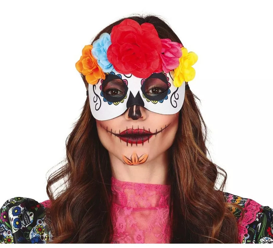 Translation missing: de.Antifaz de Catrina con Flores