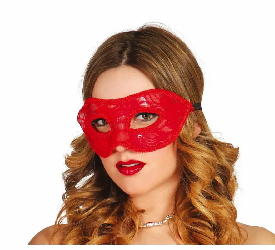 Antifaz de Época rojo