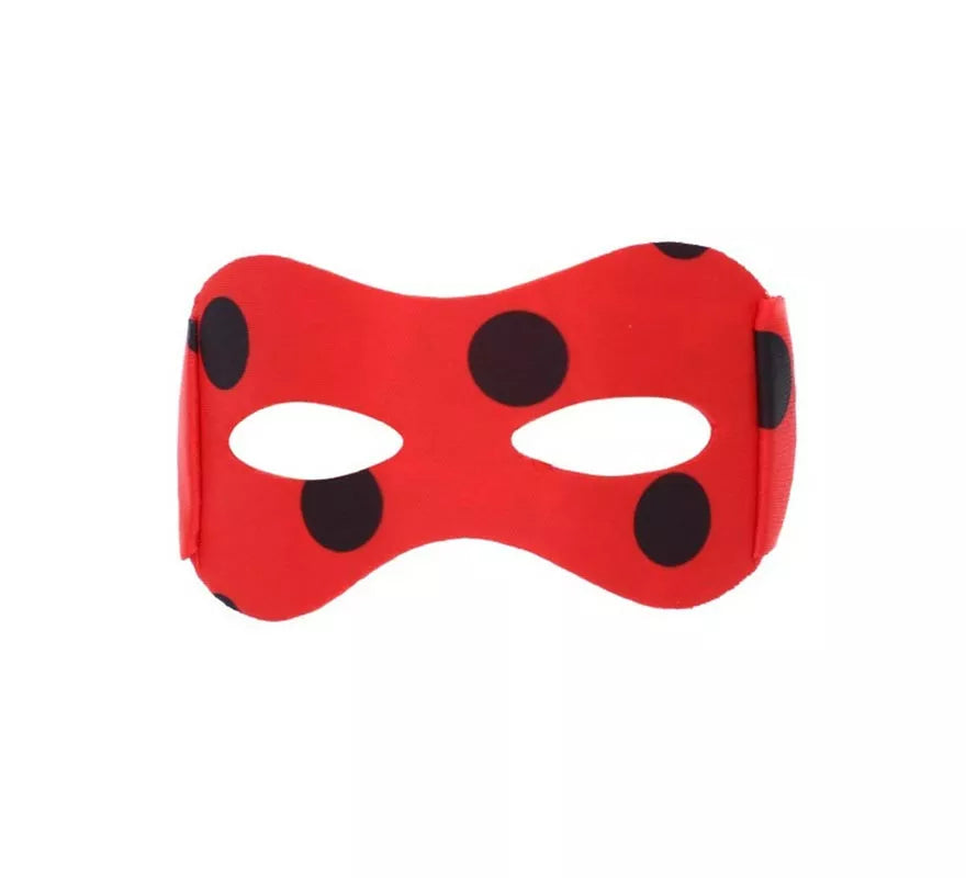 Translation missing: de.Antifaz de Ladybug rojo con lunares