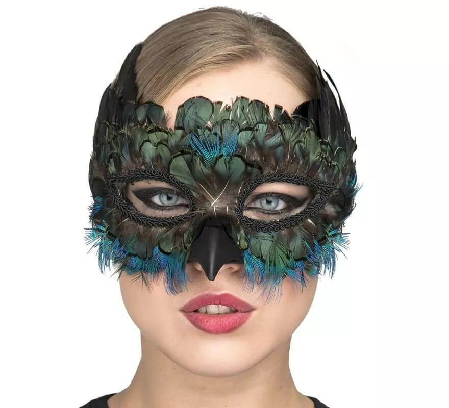Translation missing: de.Antifaz de Pavo Real con Plumas