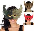 Antifaz de Plumas en varios colores