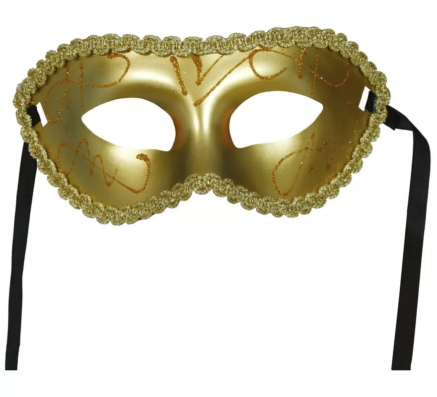 Translation missing: de.Antifaz elegante dorado adulto