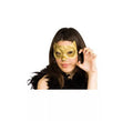 Antifaz Glitter de Gatita o Cat Woman dorado