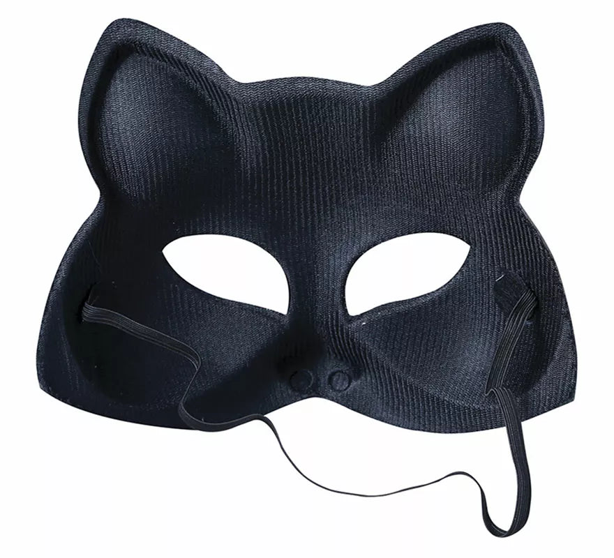 Translation missing: de.Antifaz Grande de Gato con Lentejuelas Plata