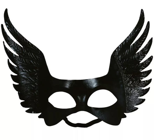 Antifaz negro con Alas adulto