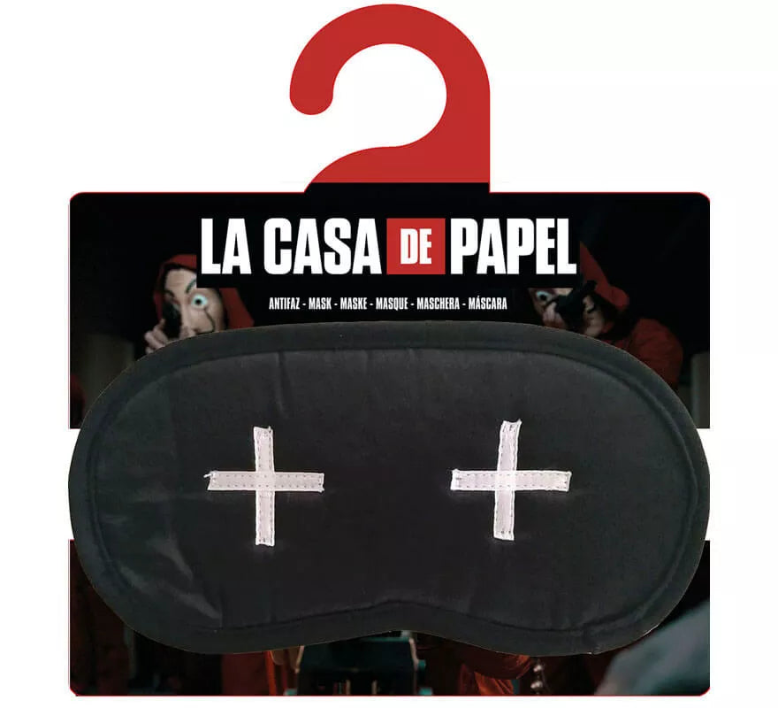 Translation missing: de.Antifaz Negro con Cruces de La casa de papel