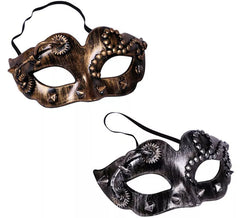 Steampunk-Maske in 2 verschiedenen Modellen
