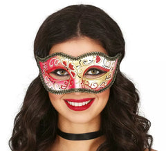 Rote venezianische Maske für Erwachsene
