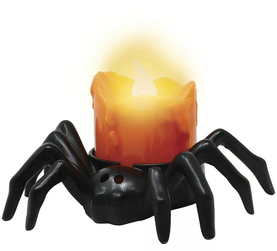 Translation missing: de.Araña negra con Vela electrónica de 9x6 cm