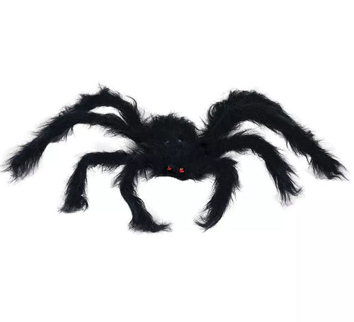 Araña negra de 125 cm