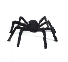 Schwarze Spinne mit kurzen Beinen von 75 cm