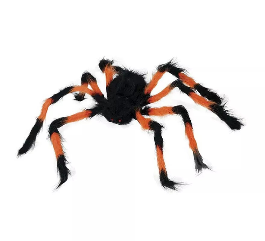 Translation missing: de.Araña Peluda naranja y negra de 75 cm
