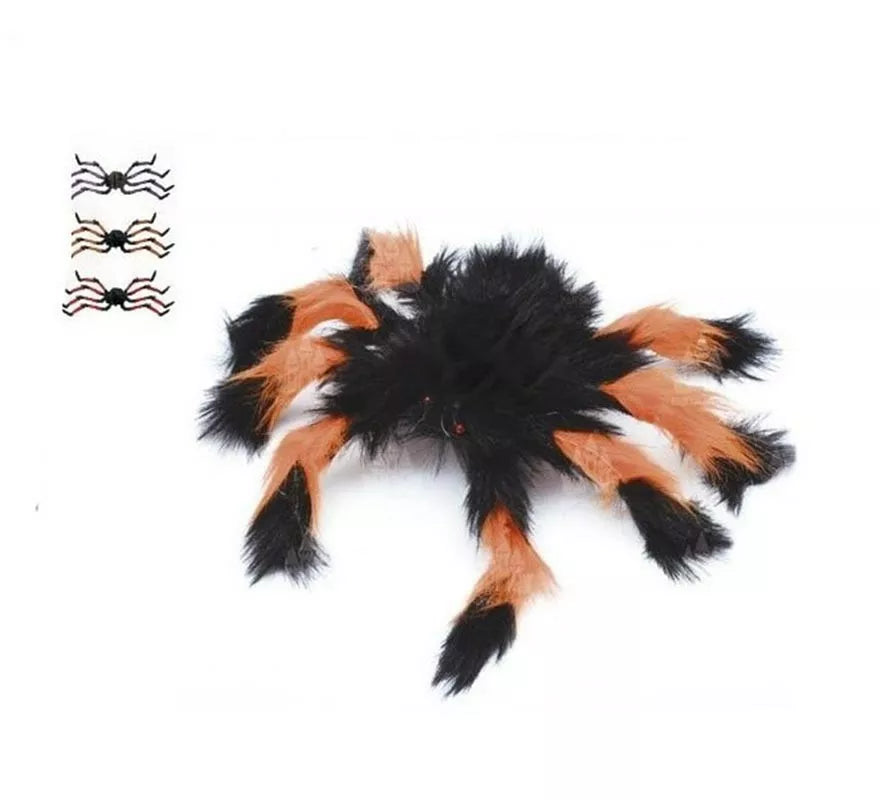 Translation missing: de.Araña Peluda naranja y negro de 50 cm