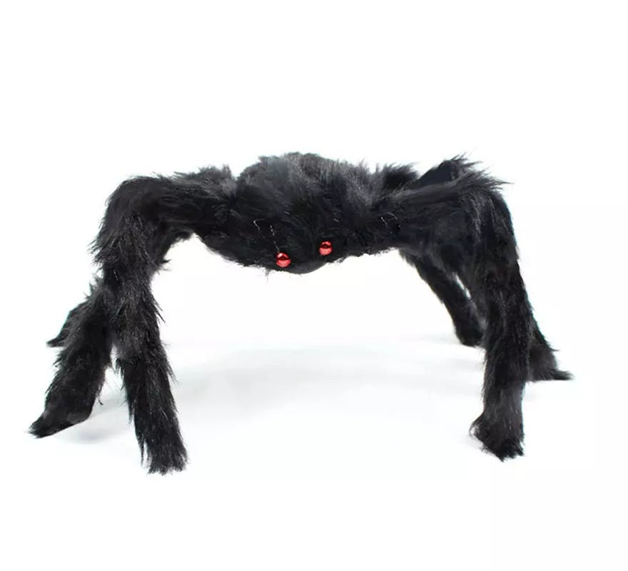 Translation missing: de.Araña Peluda negra ojos rojos de 50 cm