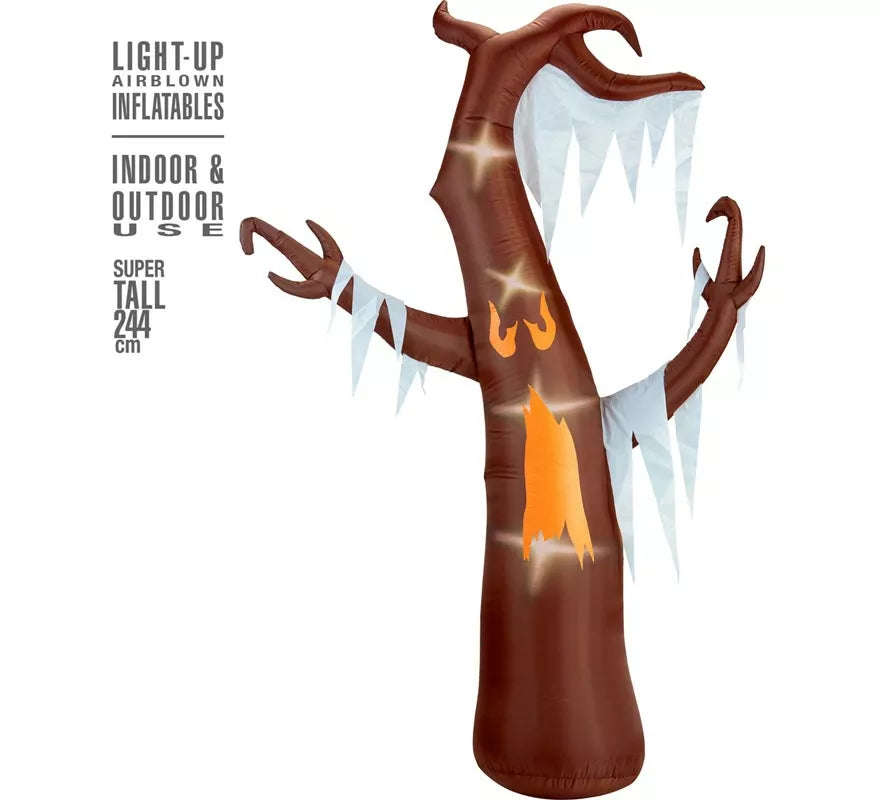Translation missing: de.Árbol de los Hechizos Auto Hinchable de Halloween con Iluminación de 244 cm
