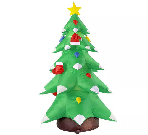 Árbol de Navidad Hinchable Luminoso con Ventilador de 183 cm