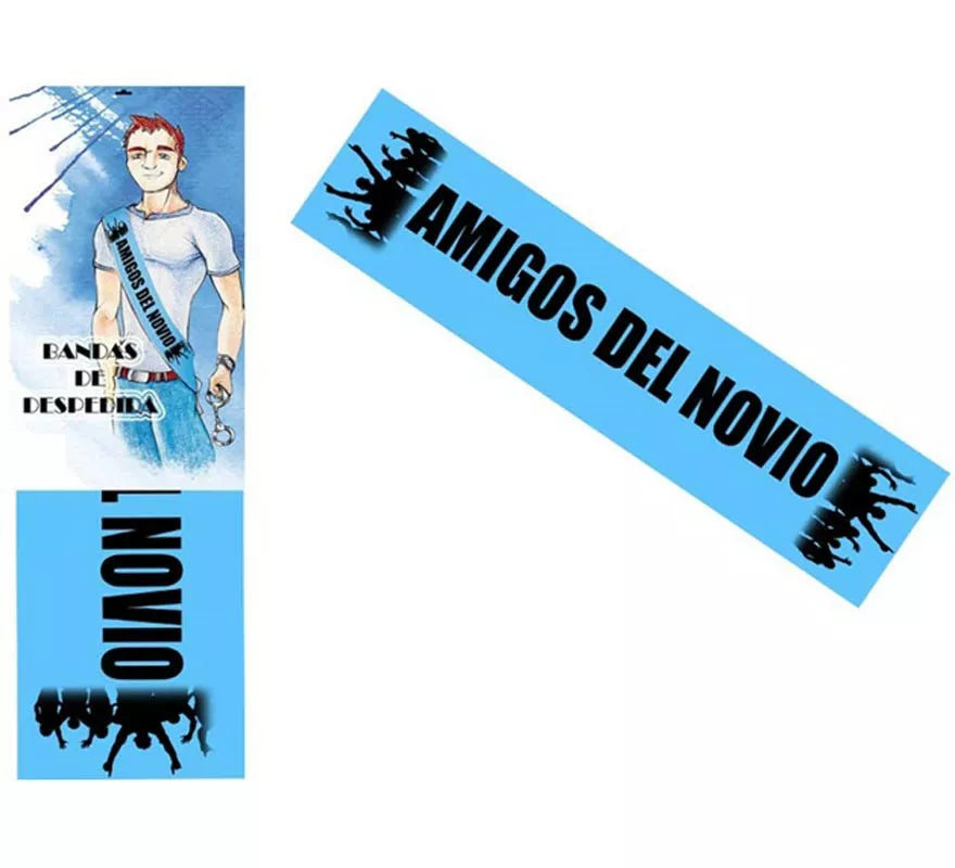 Translation missing: de.Banda Amigos del Novio de 80 cm en colores surtidos