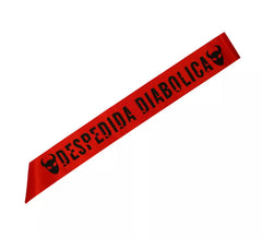 Rotes diabolisches Abschiedsband 80 cm