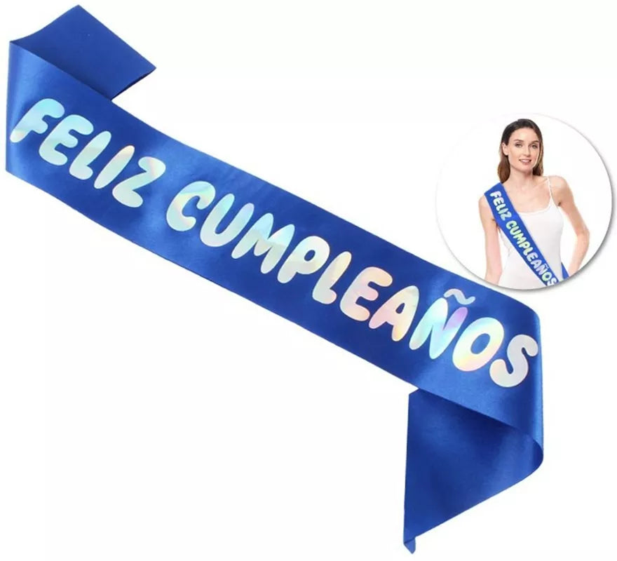 Translation missing: de.Banda Feliz Cumpleaños de 160x9,5 cm en varios colores