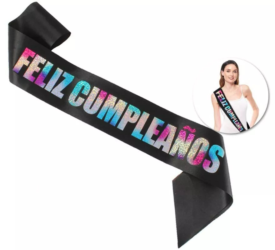 Translation missing: de.Banda Feliz Cumpleaños de 160x9,5 cm en varios colores