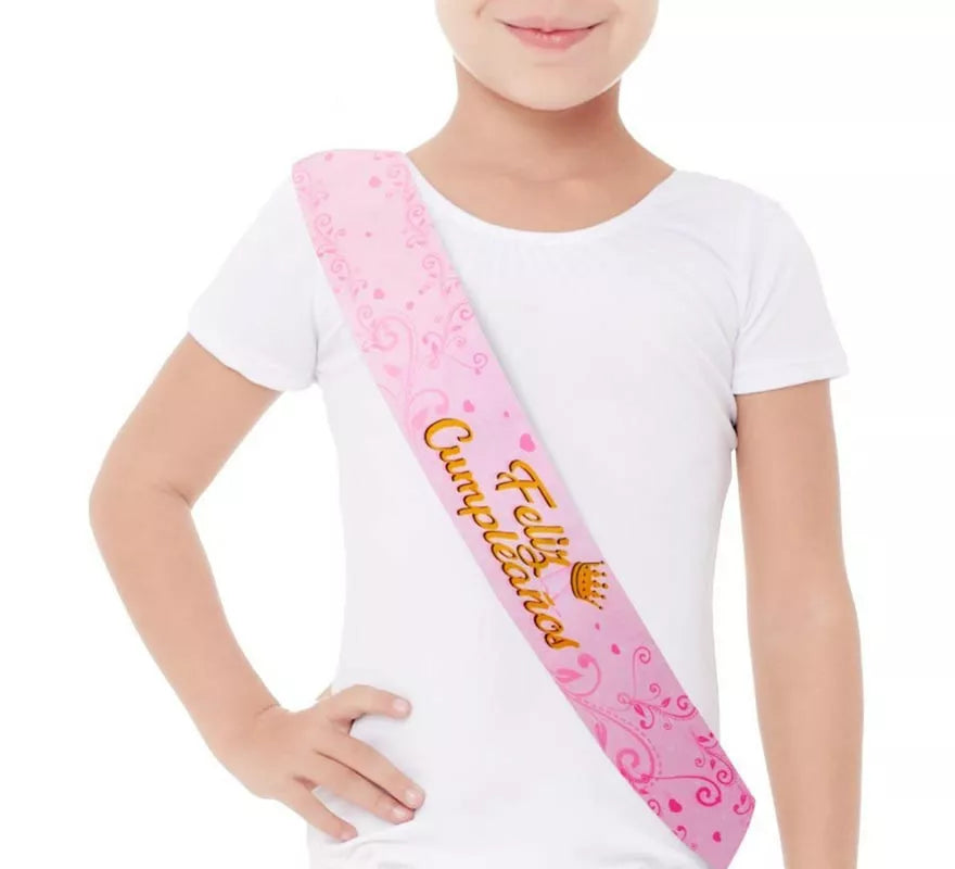 Translation missing: de.Banda Feliz Cumpleaños de Princesa 160x9,5 cm
