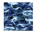 Bandana Camuflaje azul de 54x54 cm