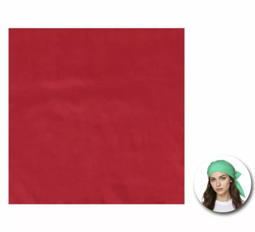 Bandana en varios colores de 54x54 cm adulto