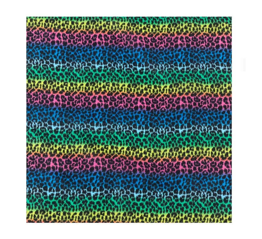 Translation missing: de.Bandana estampado Leopardo multicolor de 54x54 cm