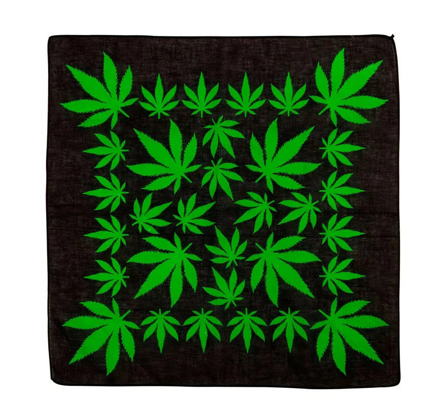 Translation missing: de.Bandana Hojas de Marihuana de 55X55 cm