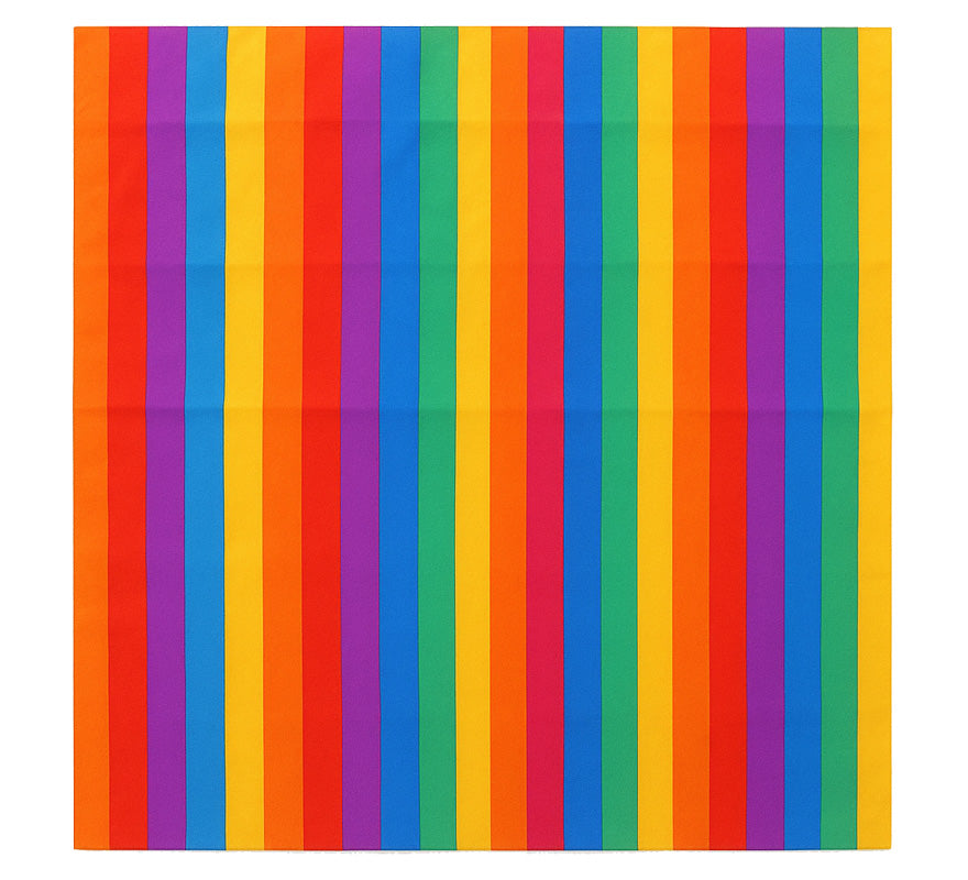 Translation missing: de.Bandana o Pañuelo Arcoíris franjas finas de 54x54 cm