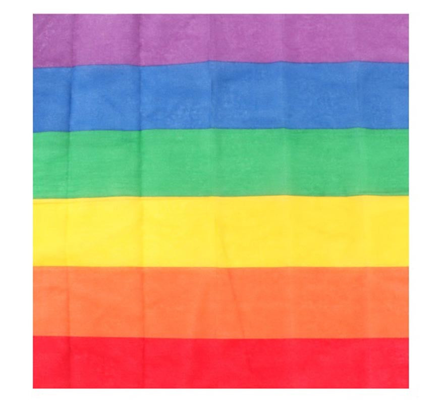 Translation missing: de.Bandana o Pañuelo Arcoíris franjas gruesas de 54x54 cm