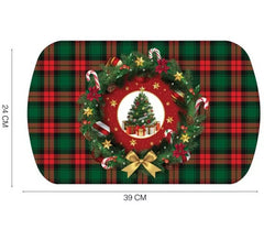 39 x 24 cm großes PVC-Weihnachtsbaumtablett