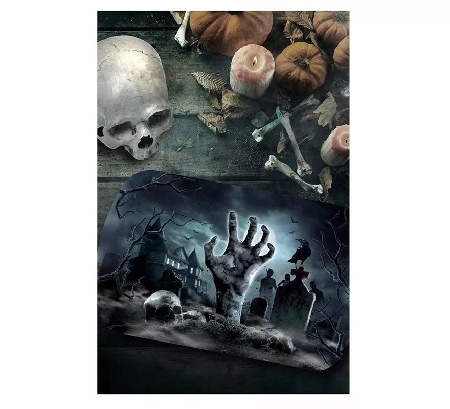 Bandeja Cementerio de Plástico de 39X24 cm